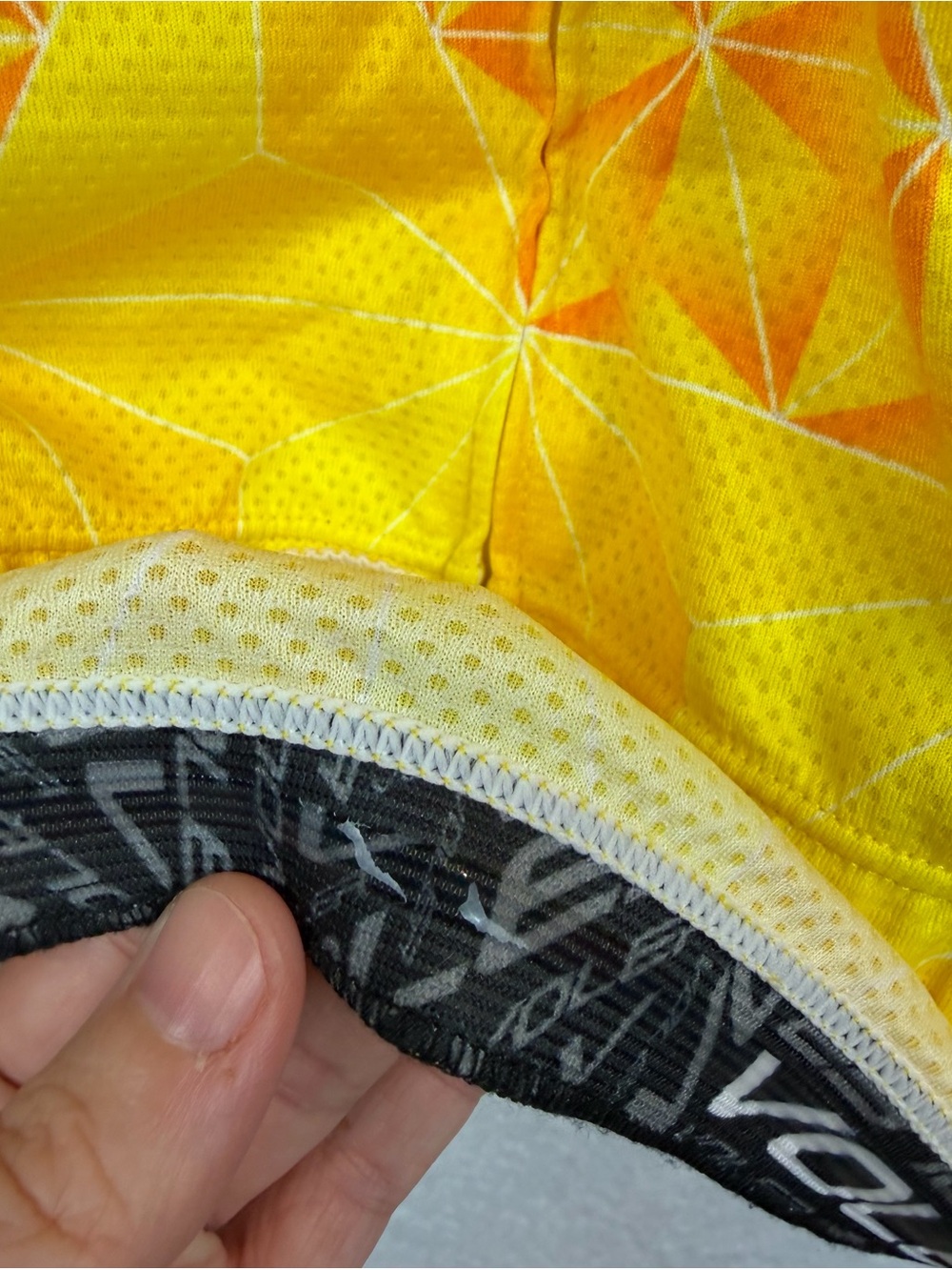 VOLER • Yellow/Purple Grizzly Peak Cyclists Short-Sleeve Cycling Jersey, XL - Picture 10 of 15